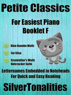 cover image of Petite Classics for Easiest Piano Booklet F